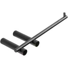 Croscombe Matt Black Toilet Roll Holder